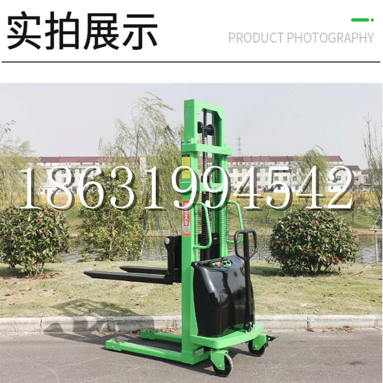 沙湾区电动叉车堆高车液压铲车电瓶1吨2吨站驾步行式小型全自动叉车